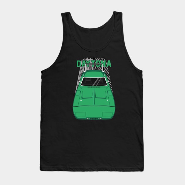 Dodge Charger Daytona 1969 - green Tank Top by V8social